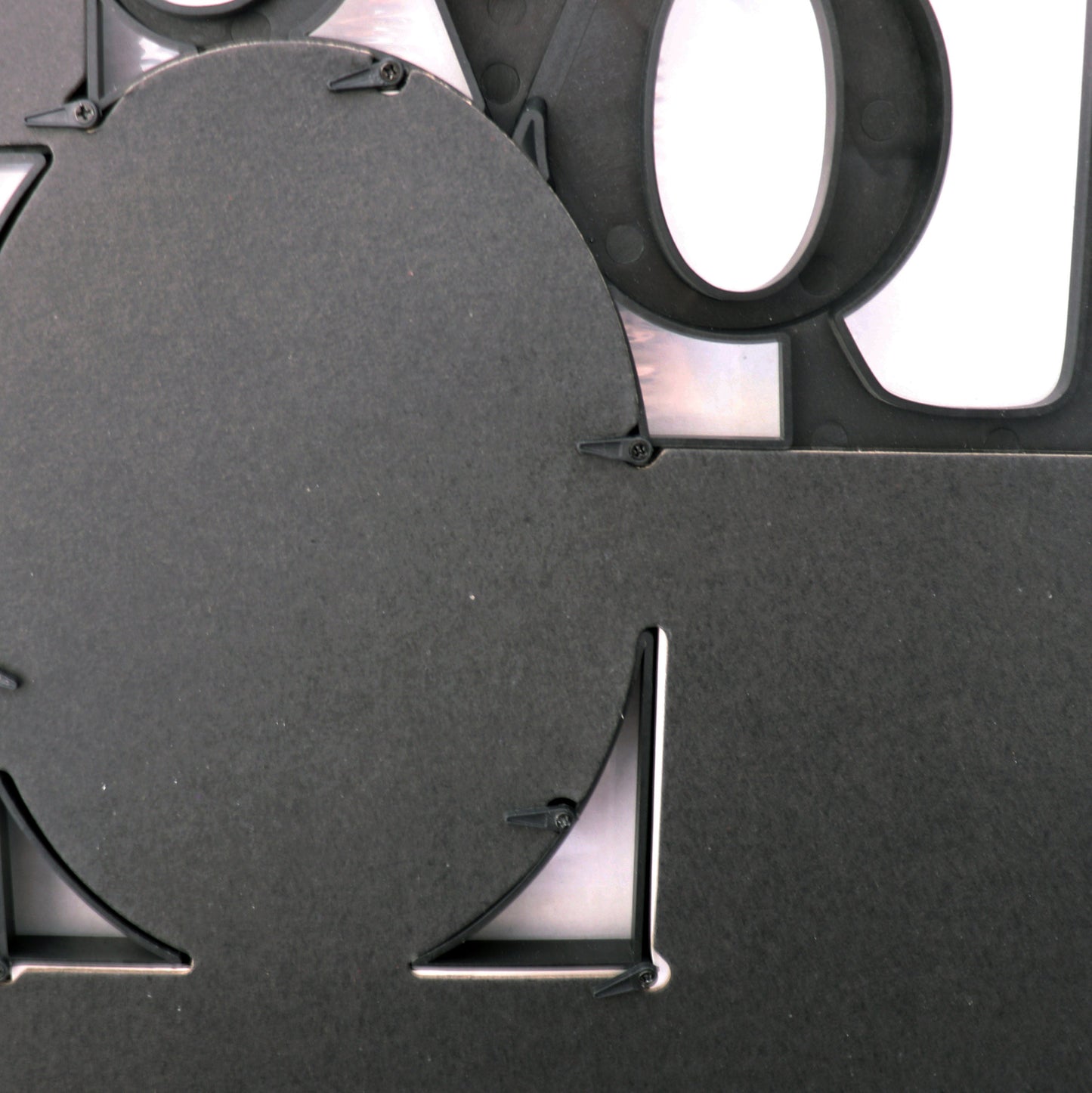 Multi Opening Photo Frame Love White Collage Frame, Photo Frame, Decorative Wall Hanging Collage Picture Frame , Black