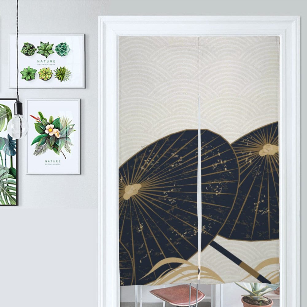 Japanese Noren, Japanese Door Curtain, Japanese Pattern Hemp Curtain, Doorway Curtain, Door Curtain