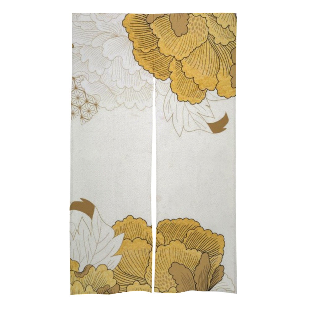 Japanese Noren, Japanese Door Curtain, Japanese Pattern Hemp Curtain, Door Curtain