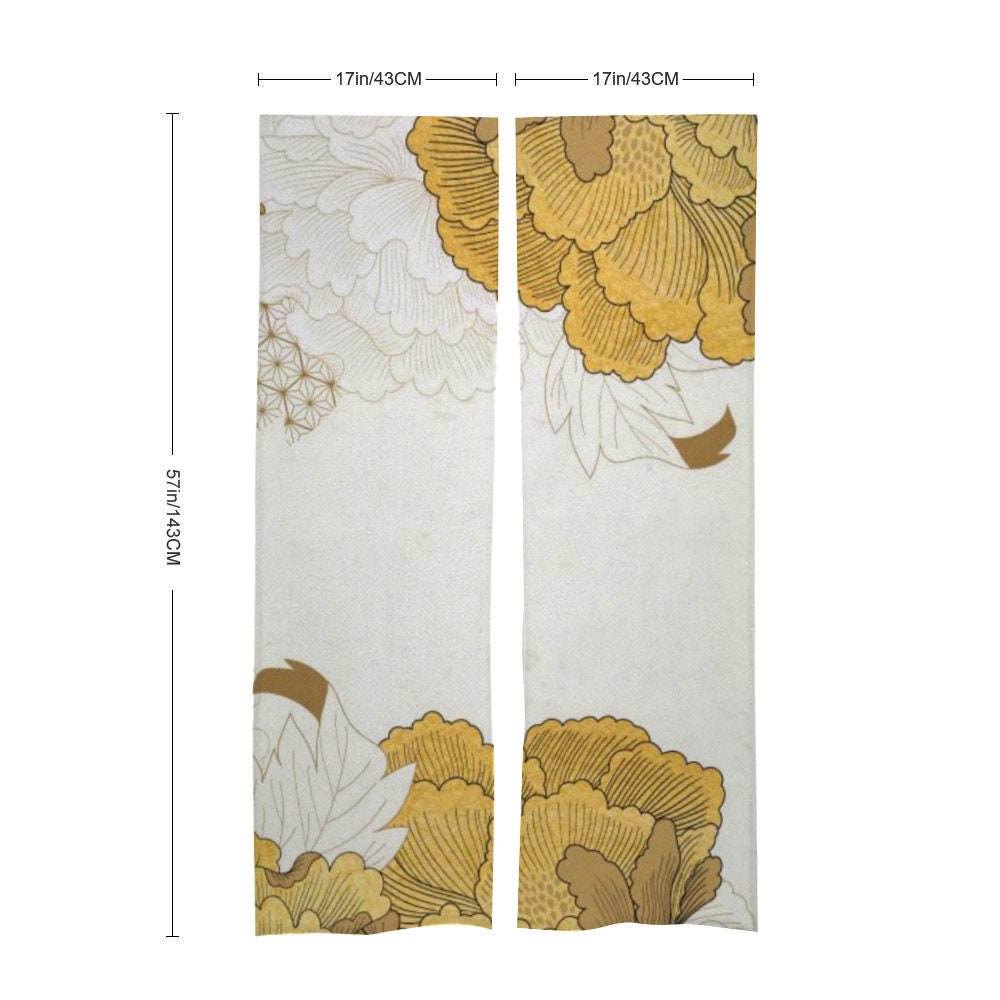 Japanese Noren, Japanese Door Curtain, Japanese Pattern Hemp Curtain, Door Curtain