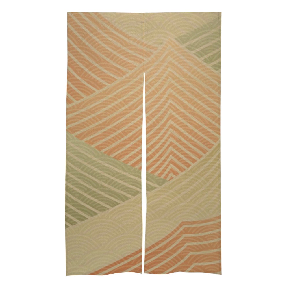 Japanese Noren, Japanese Door Curtain, Japan Mountain Wave Curtain, Japanese Wave curtain, Door Curtain, The Great Wave Curtain