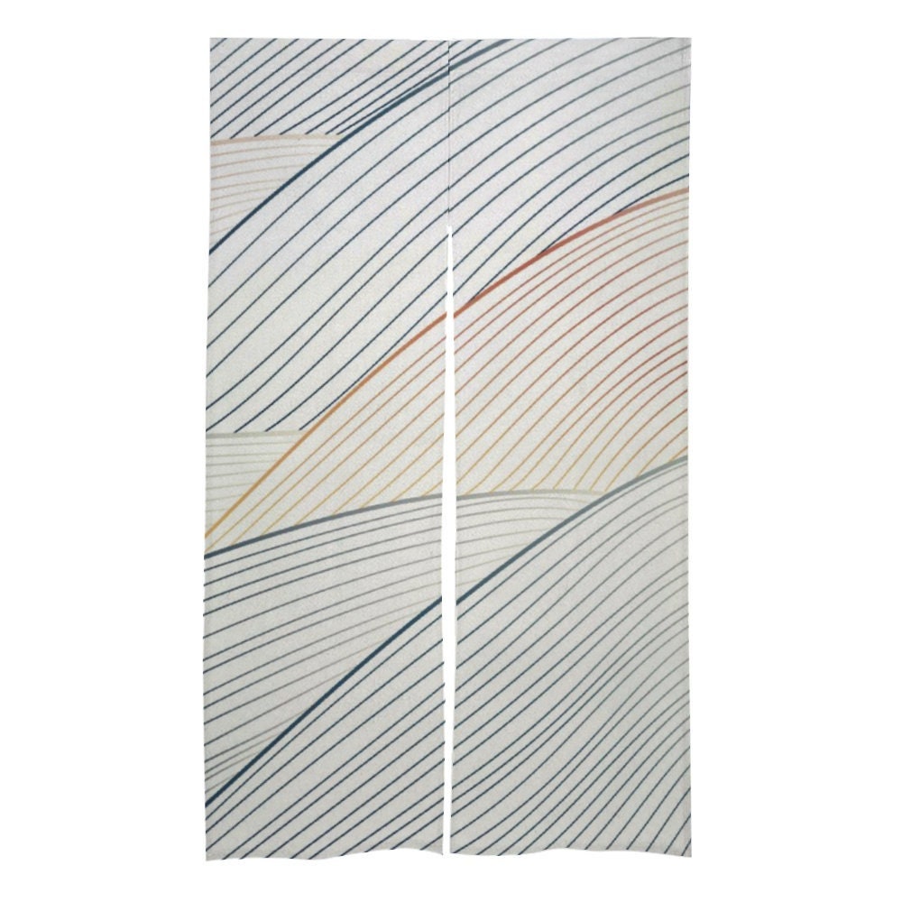 Japanese Noren, Japanese Door Curtain, Japan Mountain Wave Curtain, Japanese Wave curtain, Door Curtain, The Great Wave Curtain