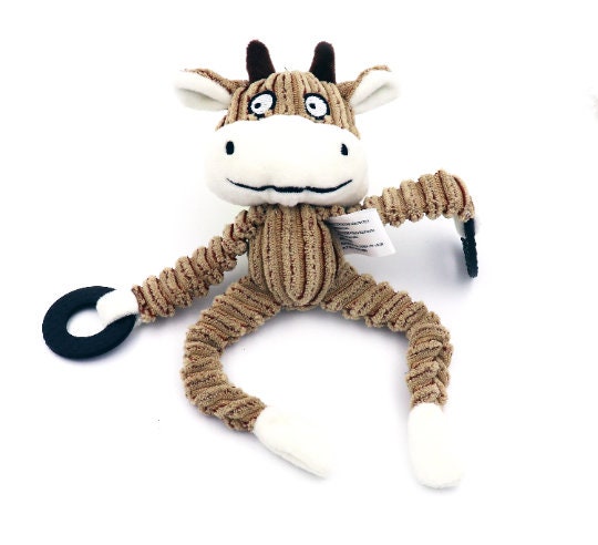 Dog Gift, Durable Squeaky Plush Dog Toy, Toys for Large Medium Small Dog, Plush Bear 10 in, Dog Lover Gift, Christmas Gift For Dog