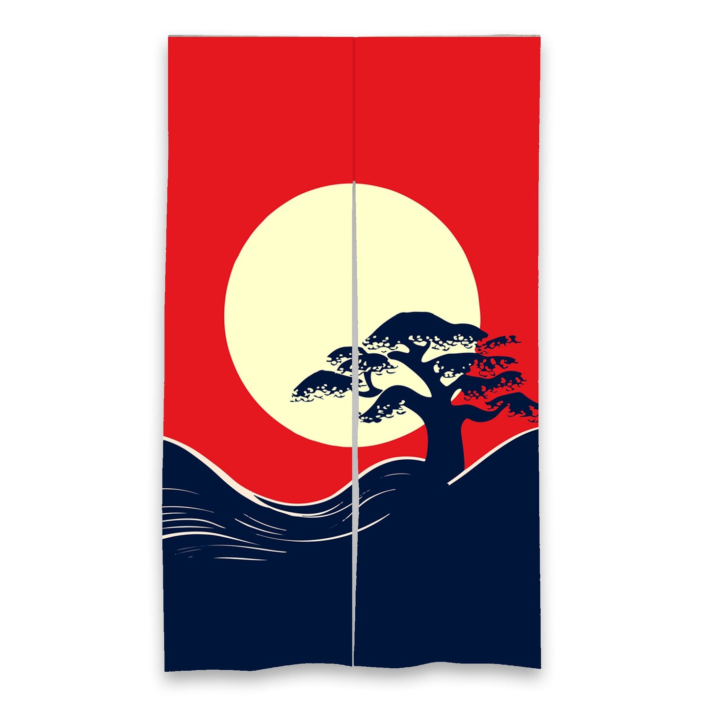 Japanese Noren, Japanese Doorway Curtain, Japanese Traditional Noren Curtain, Japan Landscape curtain, Door Curtain, Door Privacy Decor