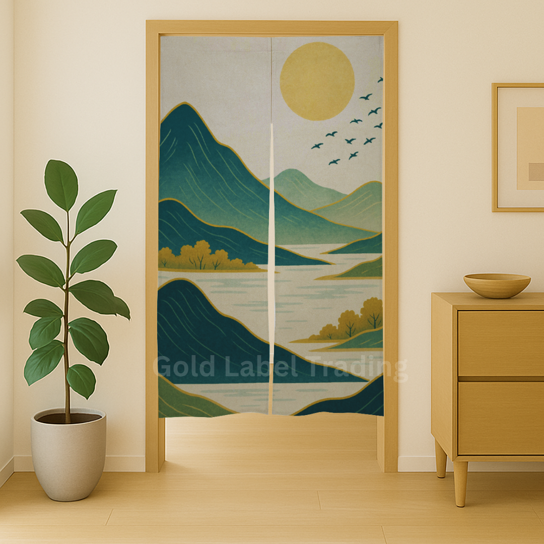 Japanese Noren Curtain, Aesthetic Doorway Curtain, Perfect for Hallway, Entryway Curtain,  Room Dividers, Closet Cover, Wall Hanging Decor