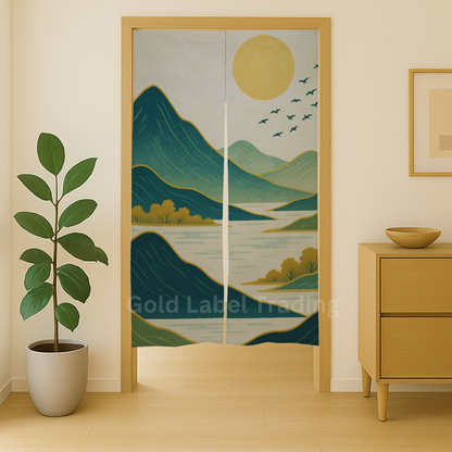 Japanese Noren Curtain, Aesthetic Doorway Curtain, Perfect for Hallway, Entryway Curtain,  Room Dividers, Closet Cover, Wall Hanging Decor