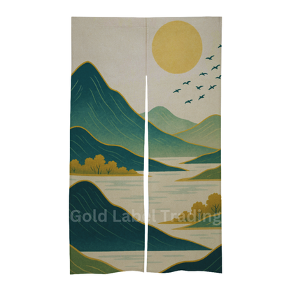Japanese Noren Curtain, Aesthetic Doorway Curtain, Perfect for Hallway, Entryway Curtain,  Room Dividers, Closet Cover, Wall Hanging Decor