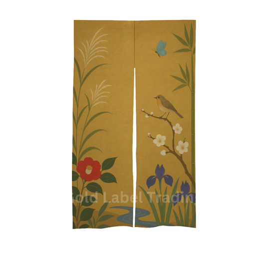 Japanese Noren Curtain, Traditional Art Doorway Curtain, Perfect for Hallway, Entryway Curtain,  Room Dividers, Closet Cover, Wall Hanging Decor