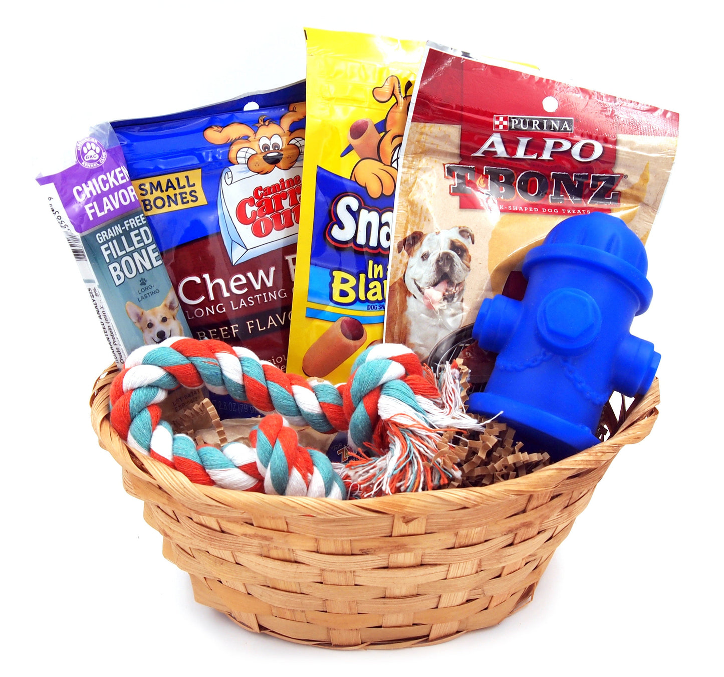 Dog Gift, Best Dog Gift Basket Treat Crew Toys Package DB01, Gift for Dogs