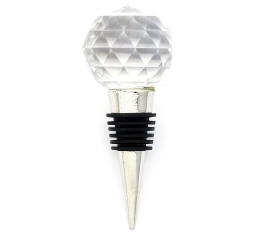 Crystal Ball Wine Stopper, Wine Bottle Stopper, Crystal golf ball wine stopper, wine gifts for him or her