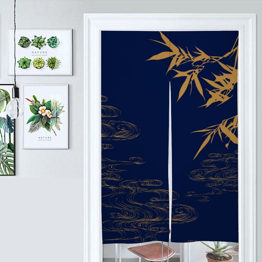 Japanese Noren, Japanese Door Curtain, Japanese Pattern Hemp Curtain, Japanese Bamboo curtain, Door Curtain, Room Divider