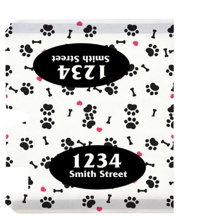 Custom Address Mailbox Covers Magnetic, Dog Lover Personalized Magnetic Post Box Cover, Dog Lover Gift, Waterproof Canvas Mailbox Stickers