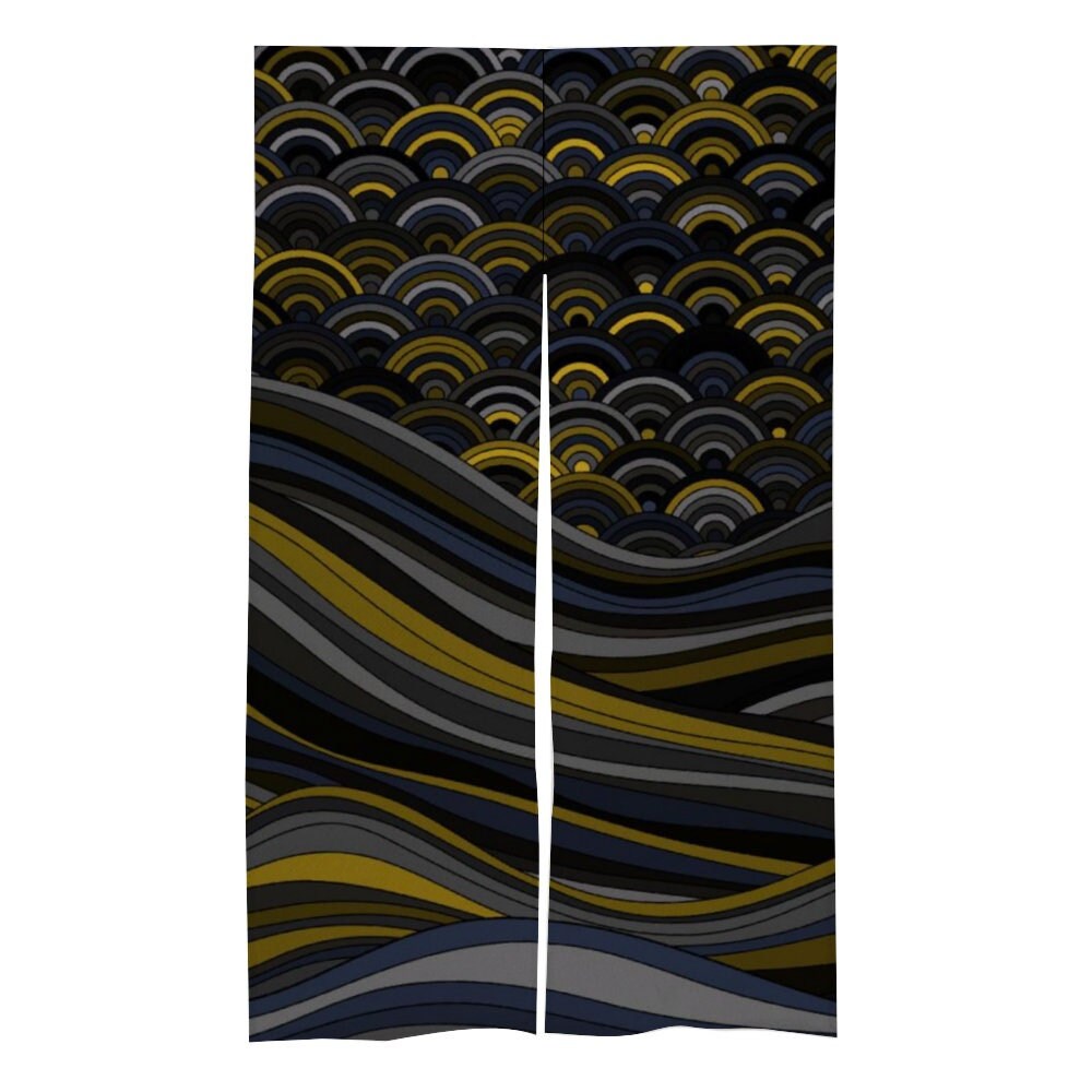 Japanese Noren, Japanese Door Curtain,  Japanese Pattern Hemp Curtain, Door Curtain, Room Divider