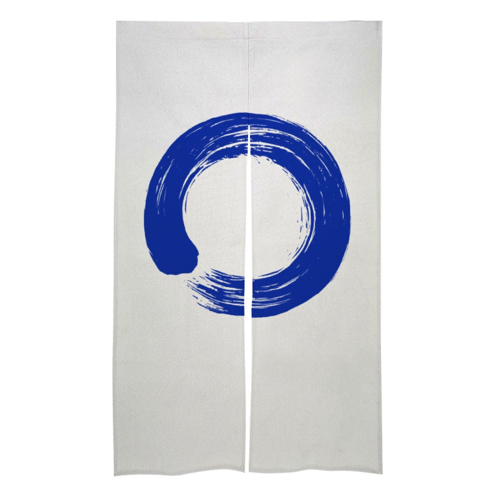 Japanese Noren, Kyoto Enso Door Curtain, Door Curtain, Japanese Pattern Hemp Curtain, Japanese lucky curtain, Door Curtain, Room Divider