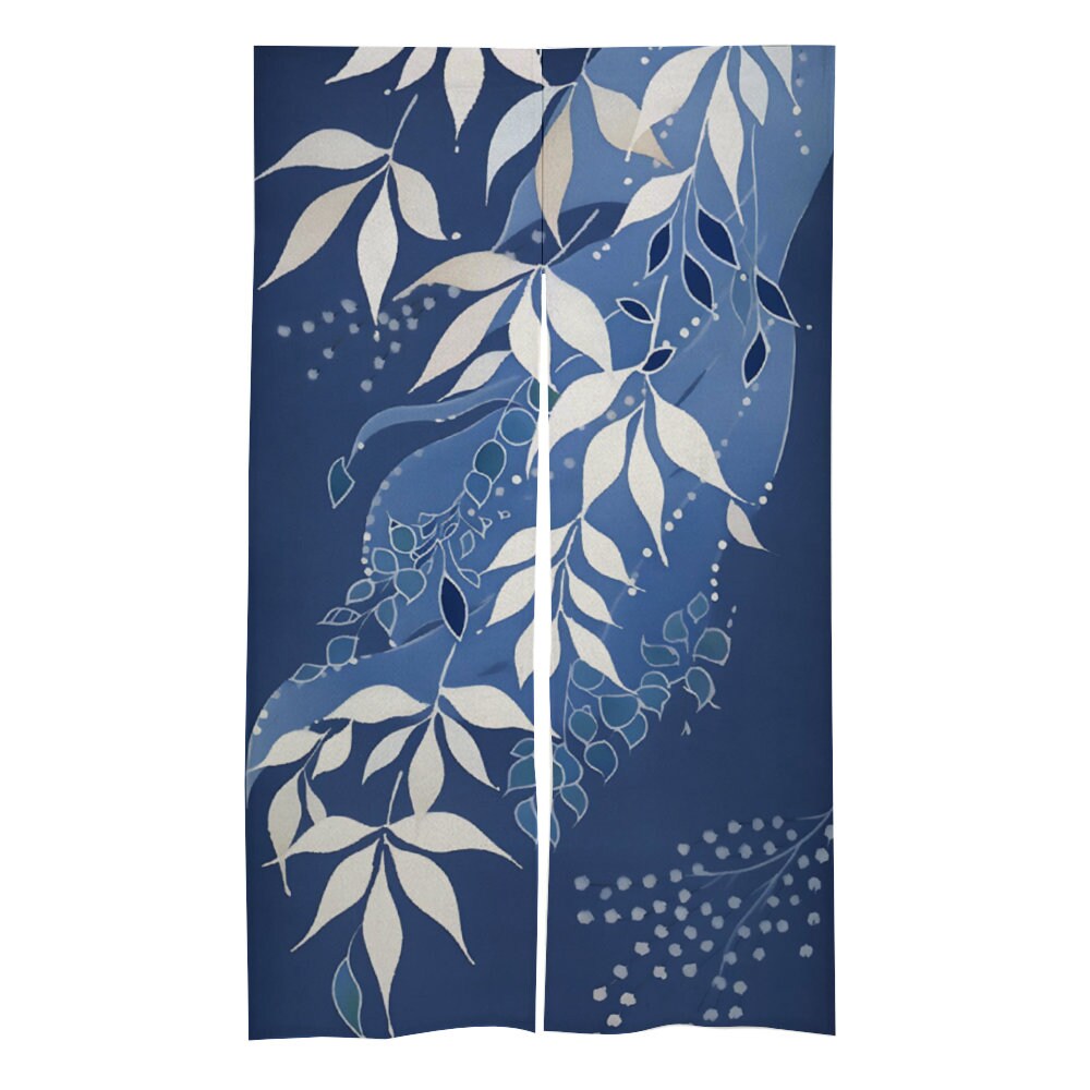 Japanese light indigo Noren, Japanese Door Curtain, Curtain for Home Decoration, Perfect for Doorway, Wall Hanging, Room Dividers