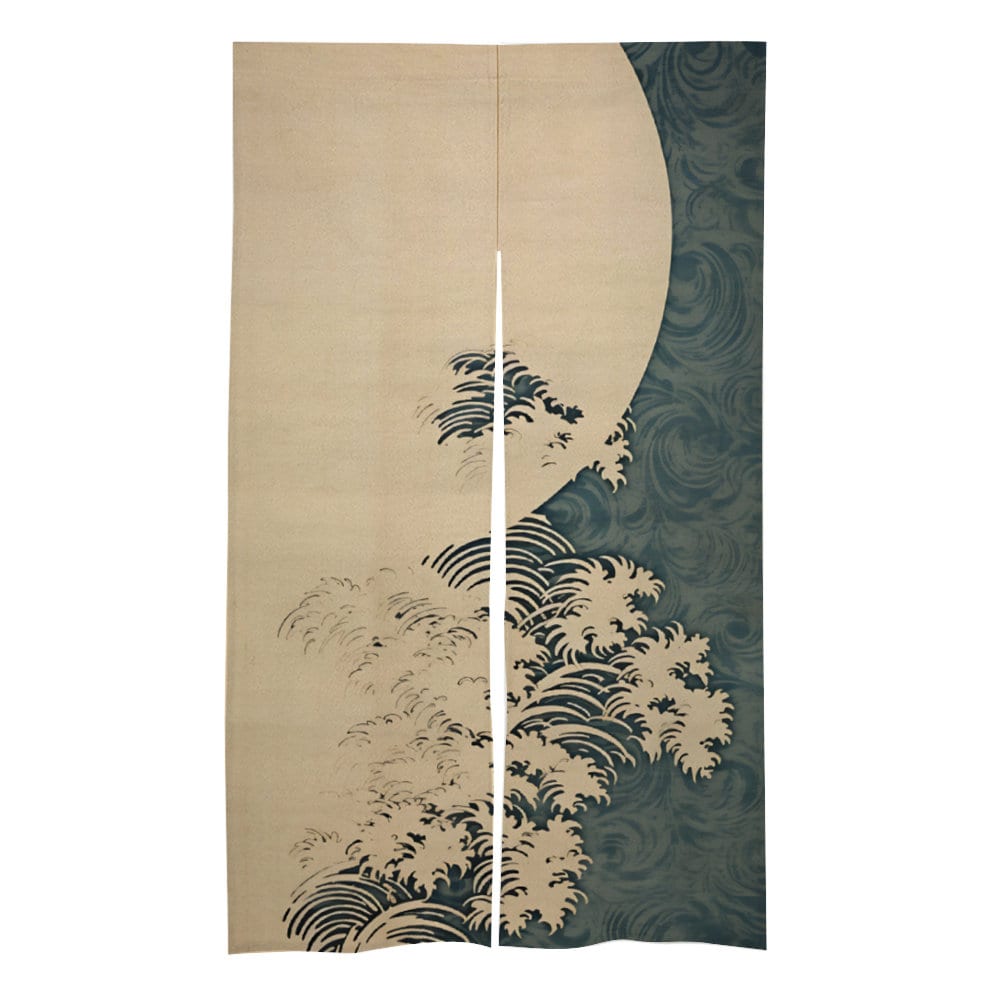 Japanese Vintage Noren, Traditional Patterns, and Wave Curtains - Elevate Your Space with Distinctive Room Dividers