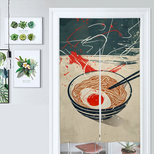 Japanese Noren Door Curtain,  Japanese Ramen Retro Noren, Kitchen Door Decoration, Doorway Curtain, Room Divider, Kitchen doorway Curtain