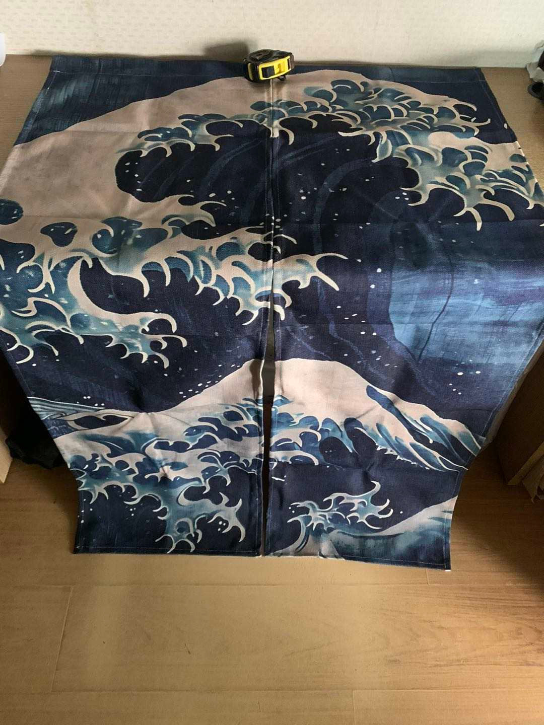 Japanese Ukiyo-e Noren, Japanese Vintage Doorway Curtain, Japanese Traditional Noren Door Curtain, Japanese Wave curtain, Japan Great Wave