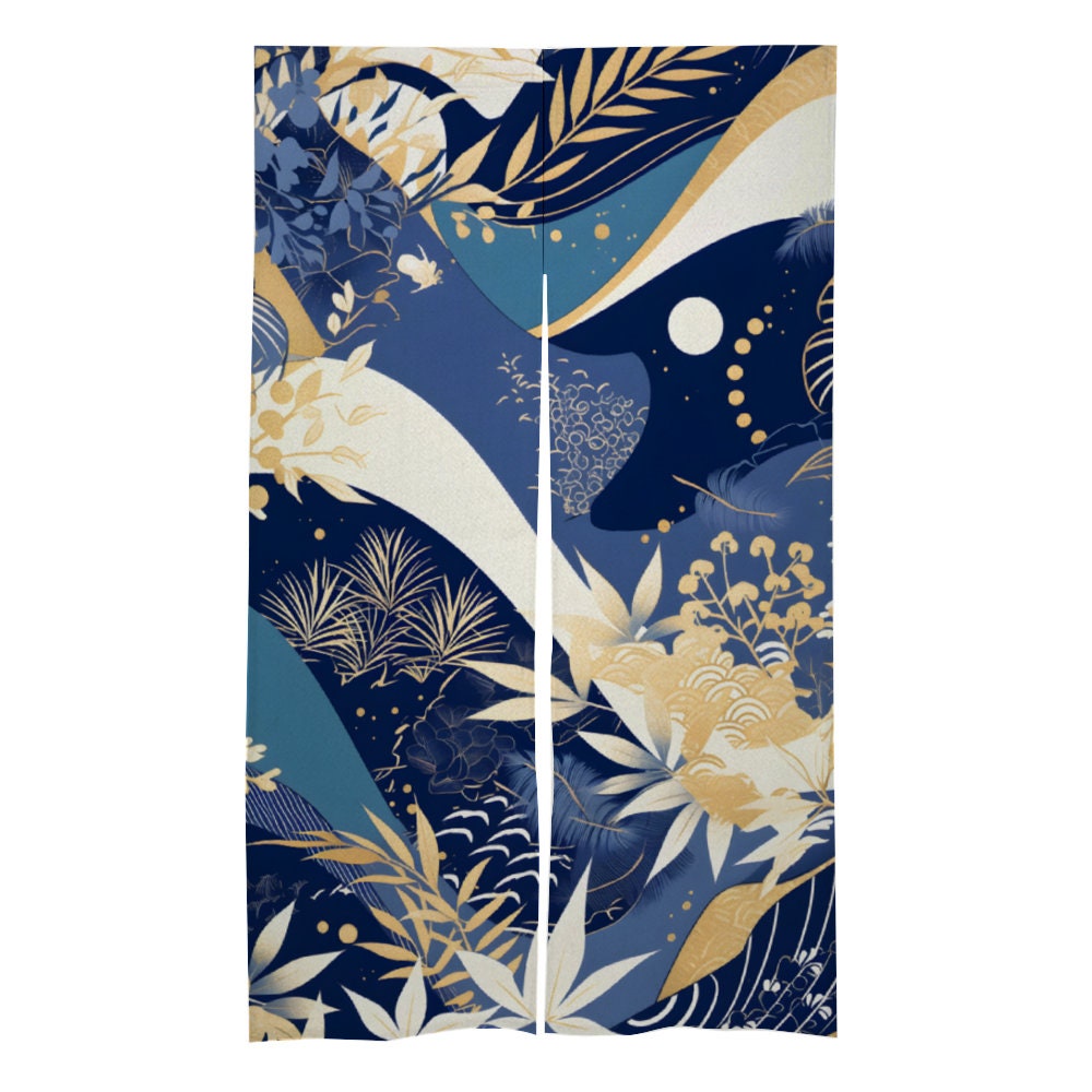 Japanese Noren, Traditional Japanese Elements Noren Door Curtain - Room Divider for Home Decoration - Entryway Curtain, Door Curtain